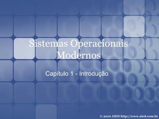 Tanenbaum Sistemas Operacionais Cap 01