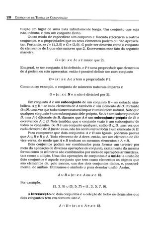 Capítulo do livro texto: Elementos de Teoria da Computação. Cortesia da Editora