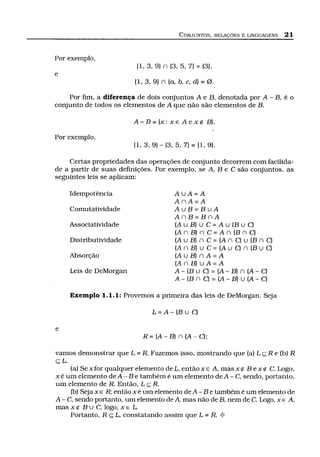Capítulo do livro texto: Elementos de Teoria da Computação. Cortesia da Editora