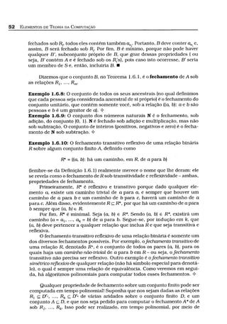 Capítulo do livro texto: Elementos de Teoria da Computação. Cortesia da Editora