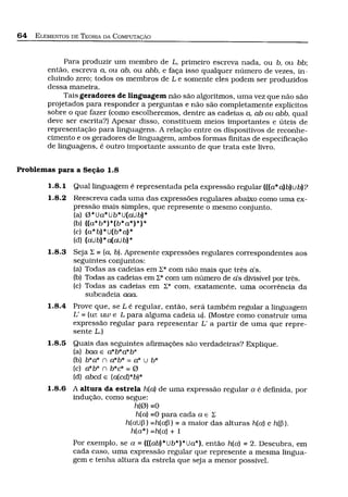 Capítulo do livro texto: Elementos de Teoria da Computação. Cortesia da Editora
