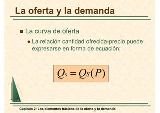 Elementos básicos de la oferta y la demanda | PDF