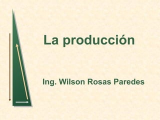 La producción


Ing. Wilson Rosas Paredes
 