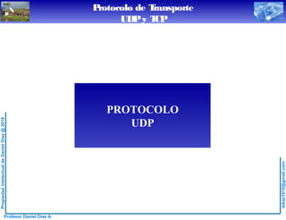 Protocolo de Transporte - Introducción, Protocolo UDP y Protocolo TCP | PPT