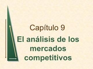 Capítulo 9 El análisis de los mercados competitivos 