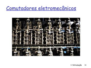 Comutadores eletromecânicos
1: Introdução 50
 