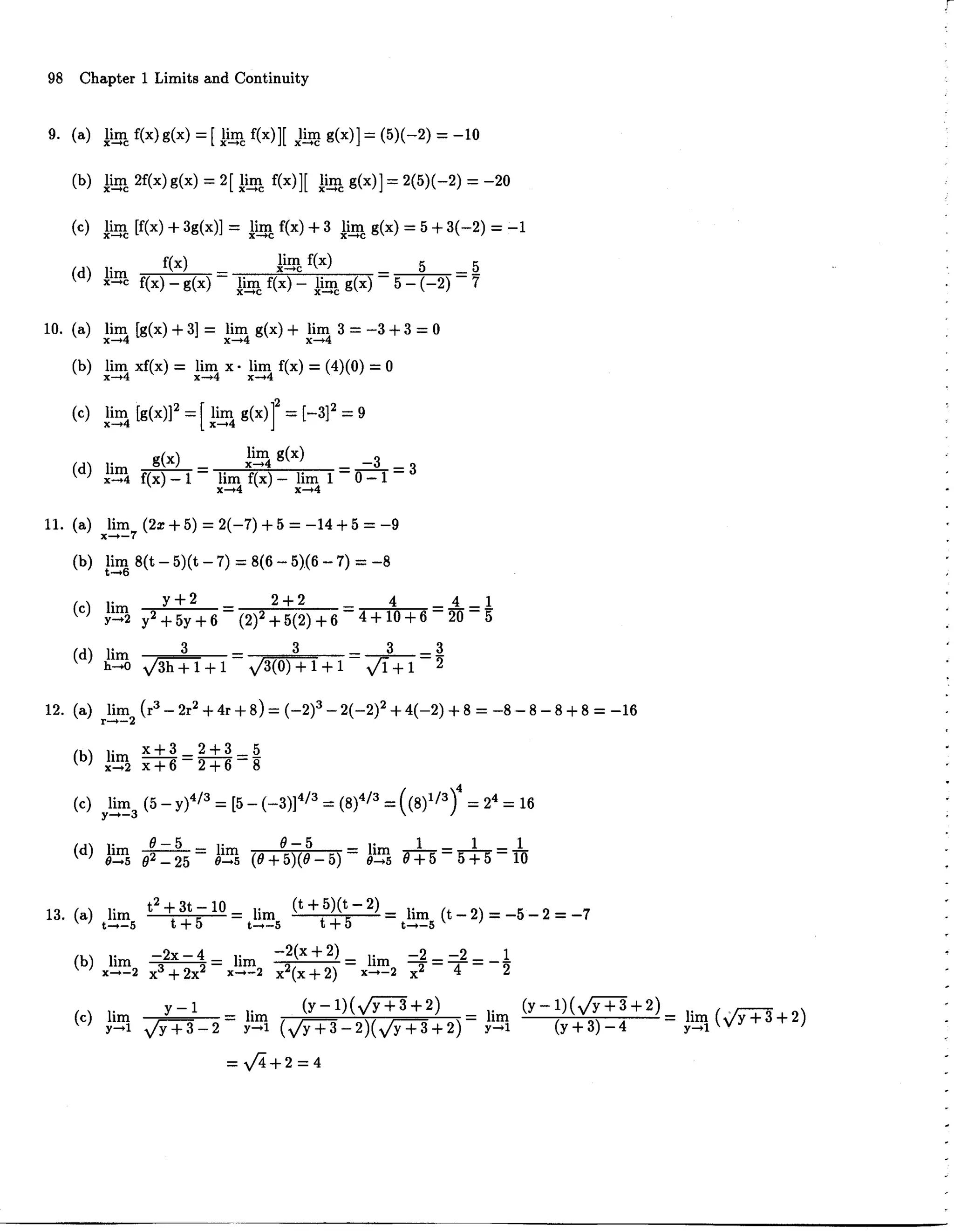 Cap1   limites e continuidade