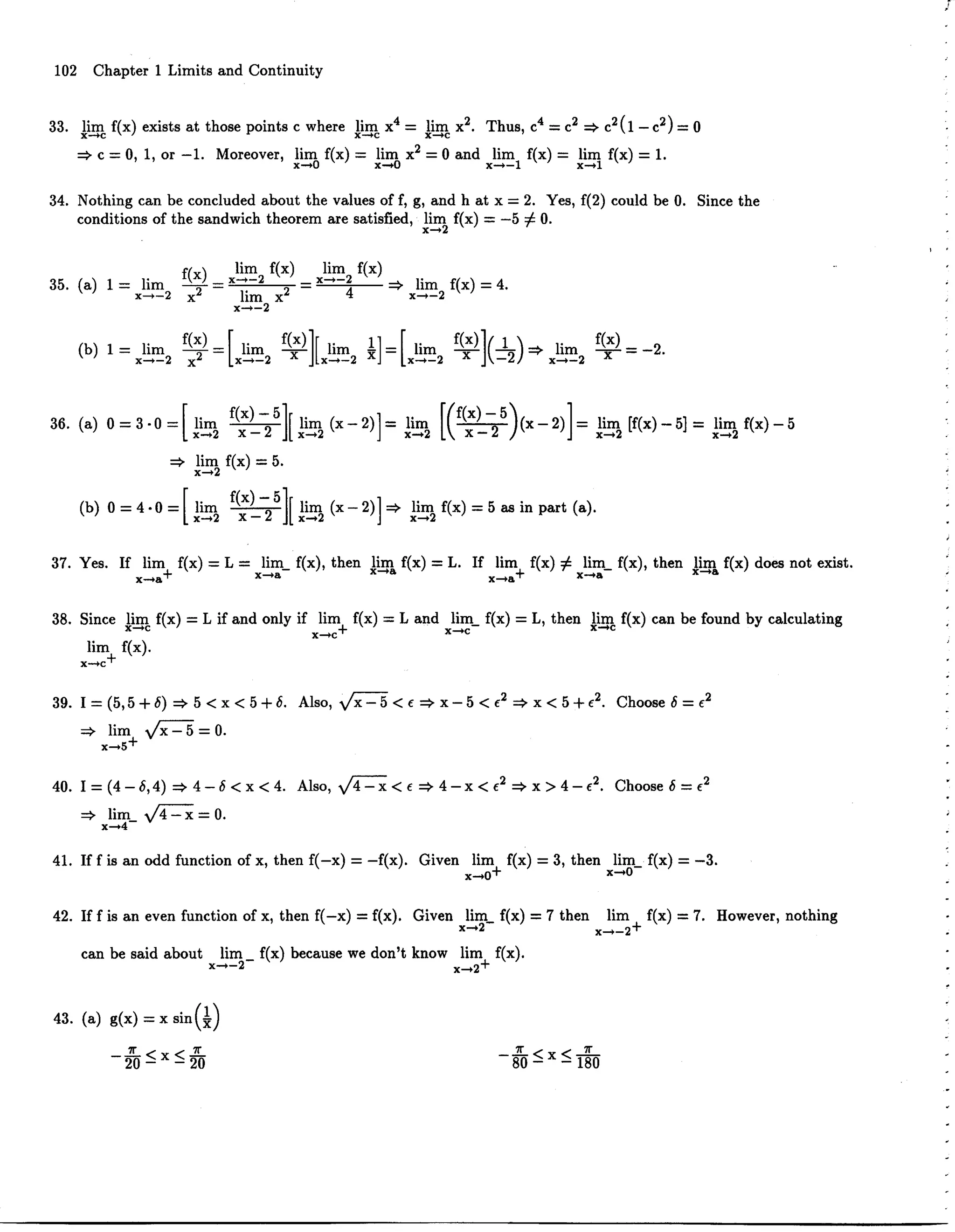 Cap1   limites e continuidade