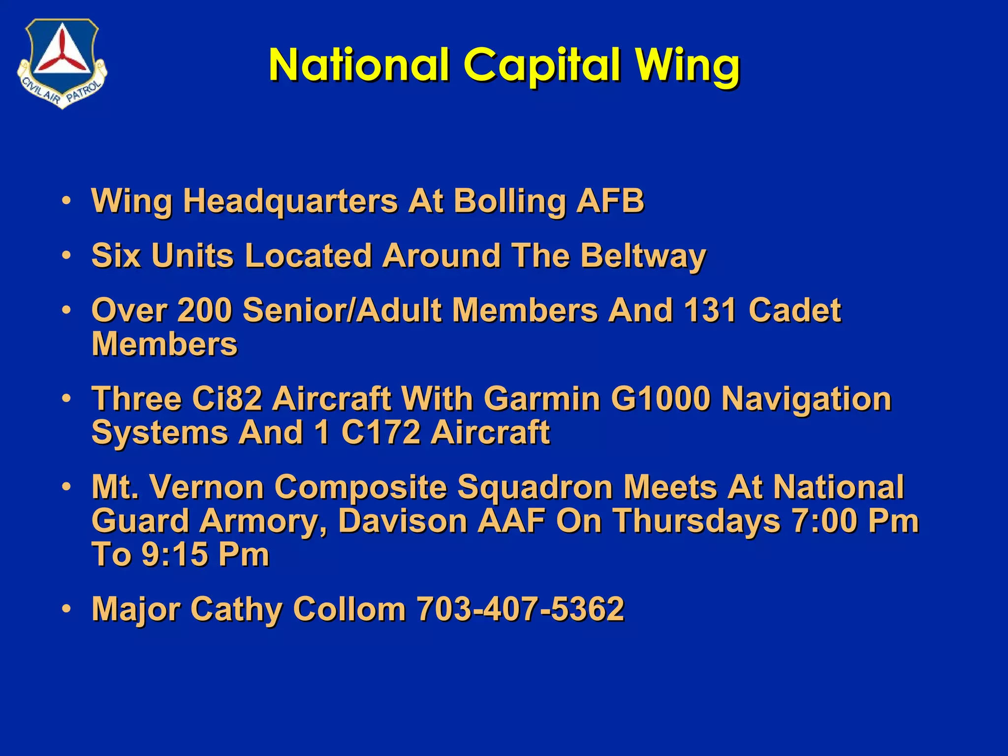 Civil air patrol orientation flight syllabus | Travelbayz.com