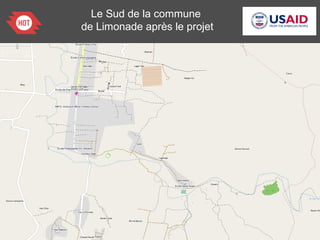 Le Sud de la commune
de Limonade après le projet
 