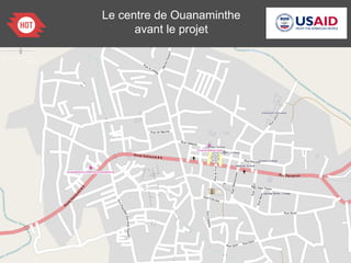 Le centre de Ouanaminthe
avant le projet
 