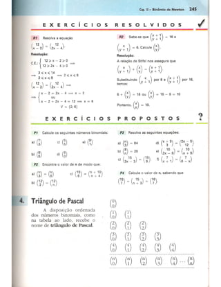 Cap 15   binômio de newton