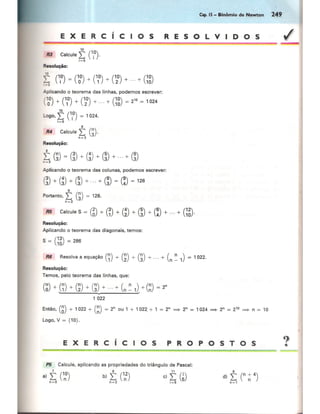 Cap 15   binômio de newton