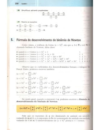 Cap 15   binômio de newton