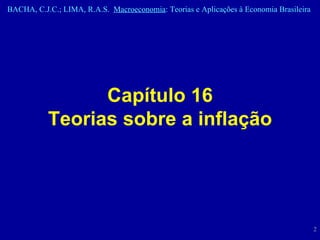 Capítulo 16 Teorias sobre a inflação 