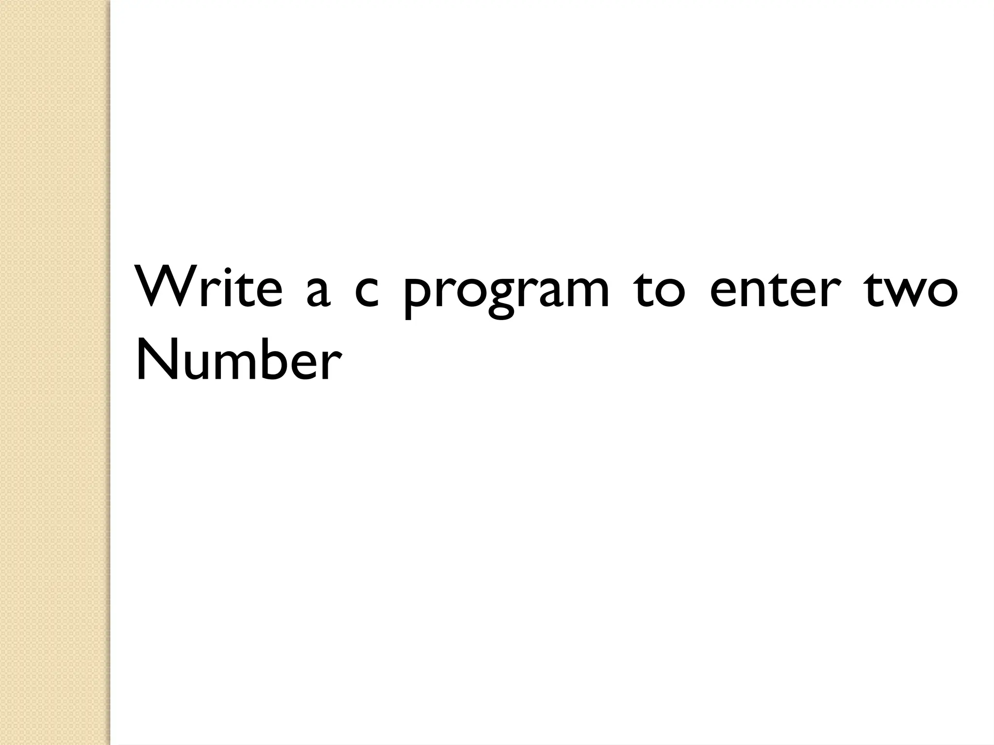 basic of c programming practicals....... | PPT