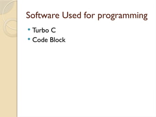 basic of c programming practicals....... | PPT