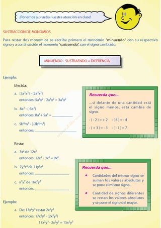 Ca`p 19 adición y sustracción de monomios 2