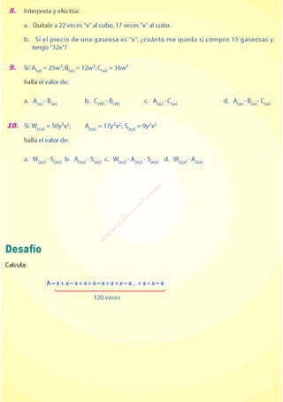 Ca`p 19 adición y sustracción de monomios 2