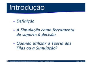 Introdução à Simulação
