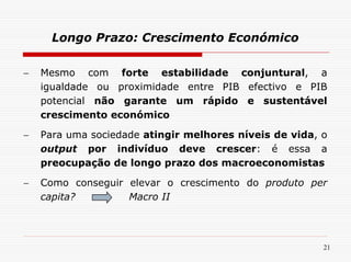 O Que é a Macroeconomia?
