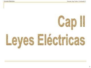 1 Cap II Leyes Eléctricas 