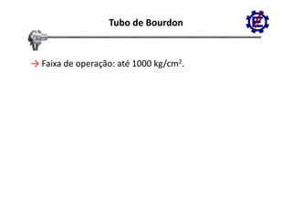 Tubo de Bourdon


→ Faixa de operação: até 1000 kg/cm2.
 