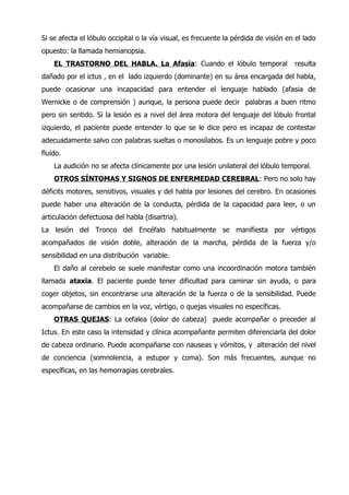 Sistema nervioso - el cerebro