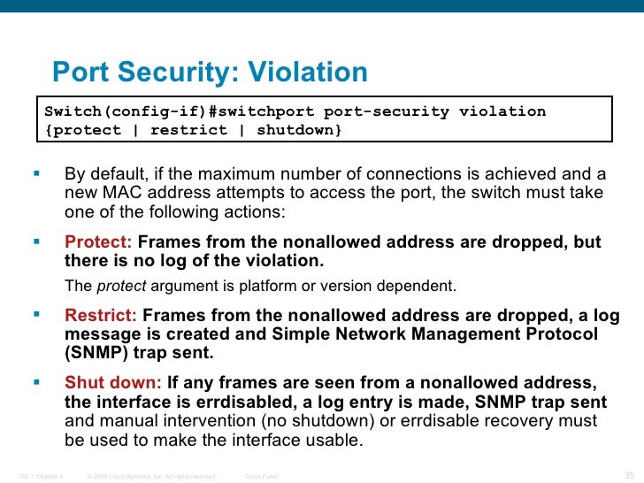 Cap2 configuring switch