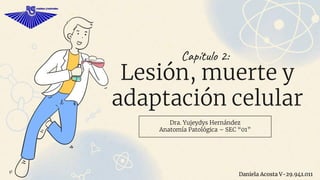 Capítulo 2:
Lesión, muerte y
adaptación celular
Daniela Acosta V-29.941.011
 