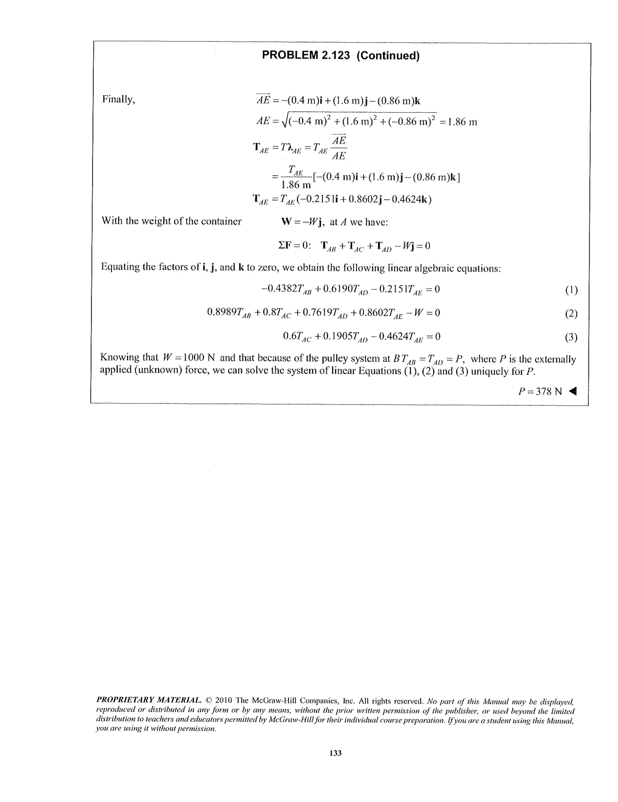 Capitulo 2 solucionario de estatica Beer 9 edicion