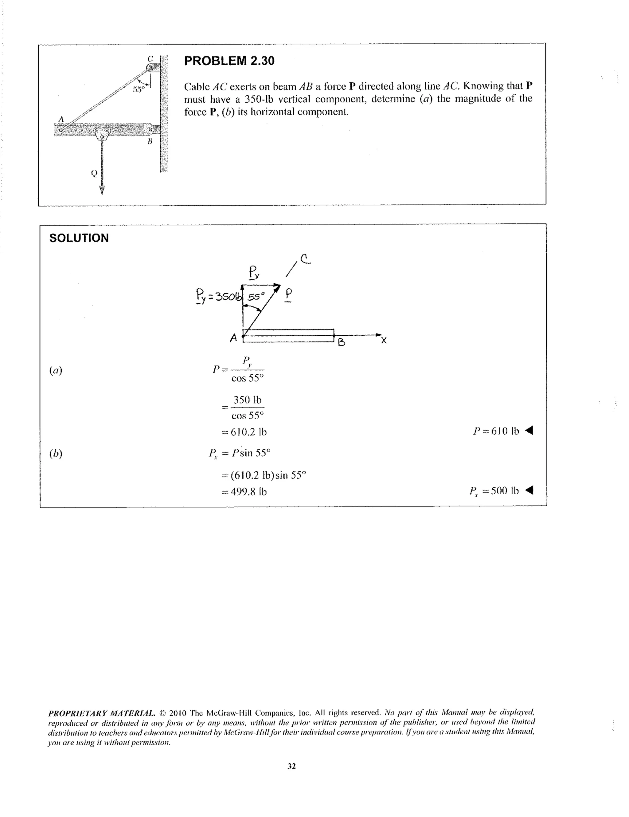 Capitulo 2 solucionario de estatica Beer 9 edicion