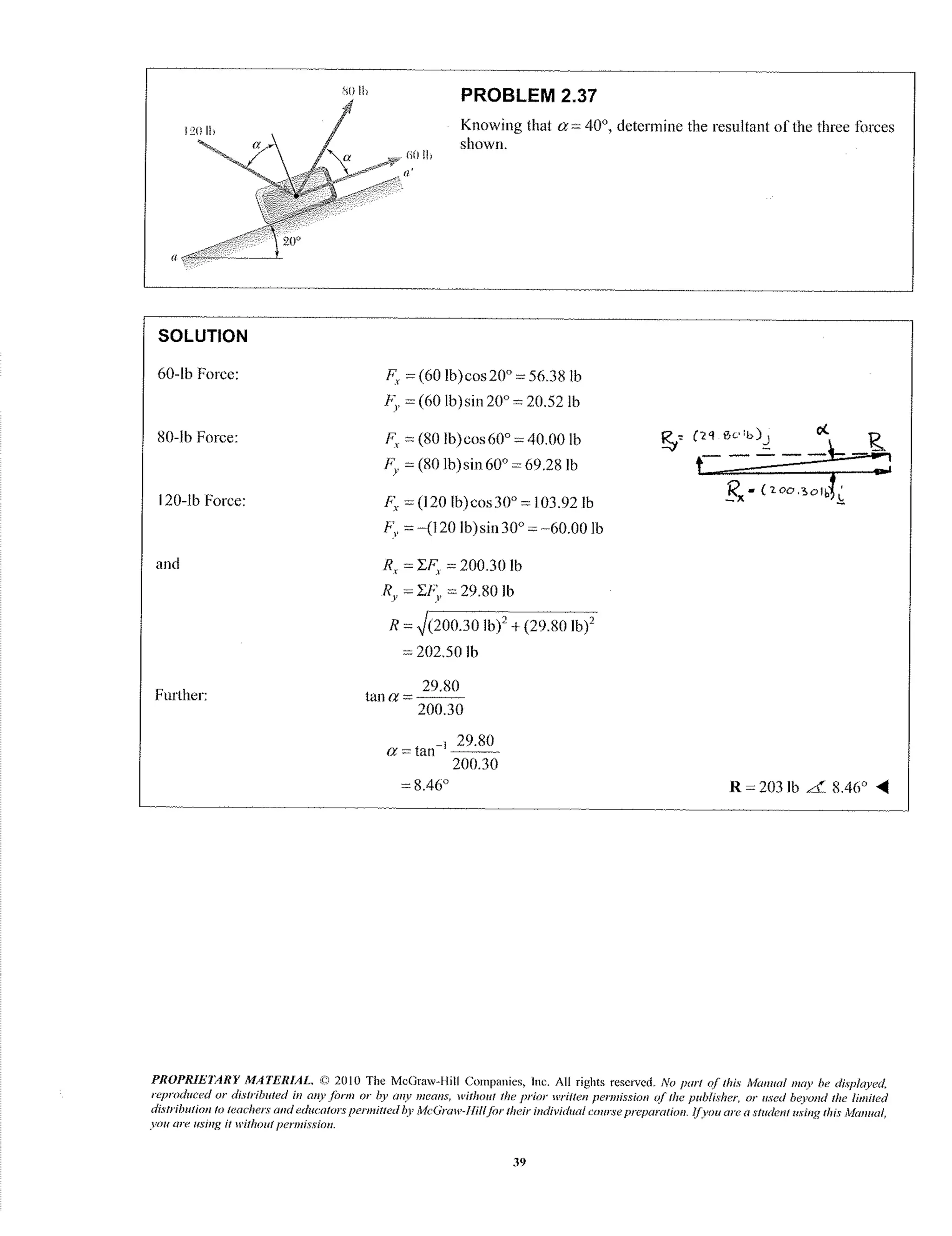 Capitulo 2 solucionario de estatica Beer 9 edicion