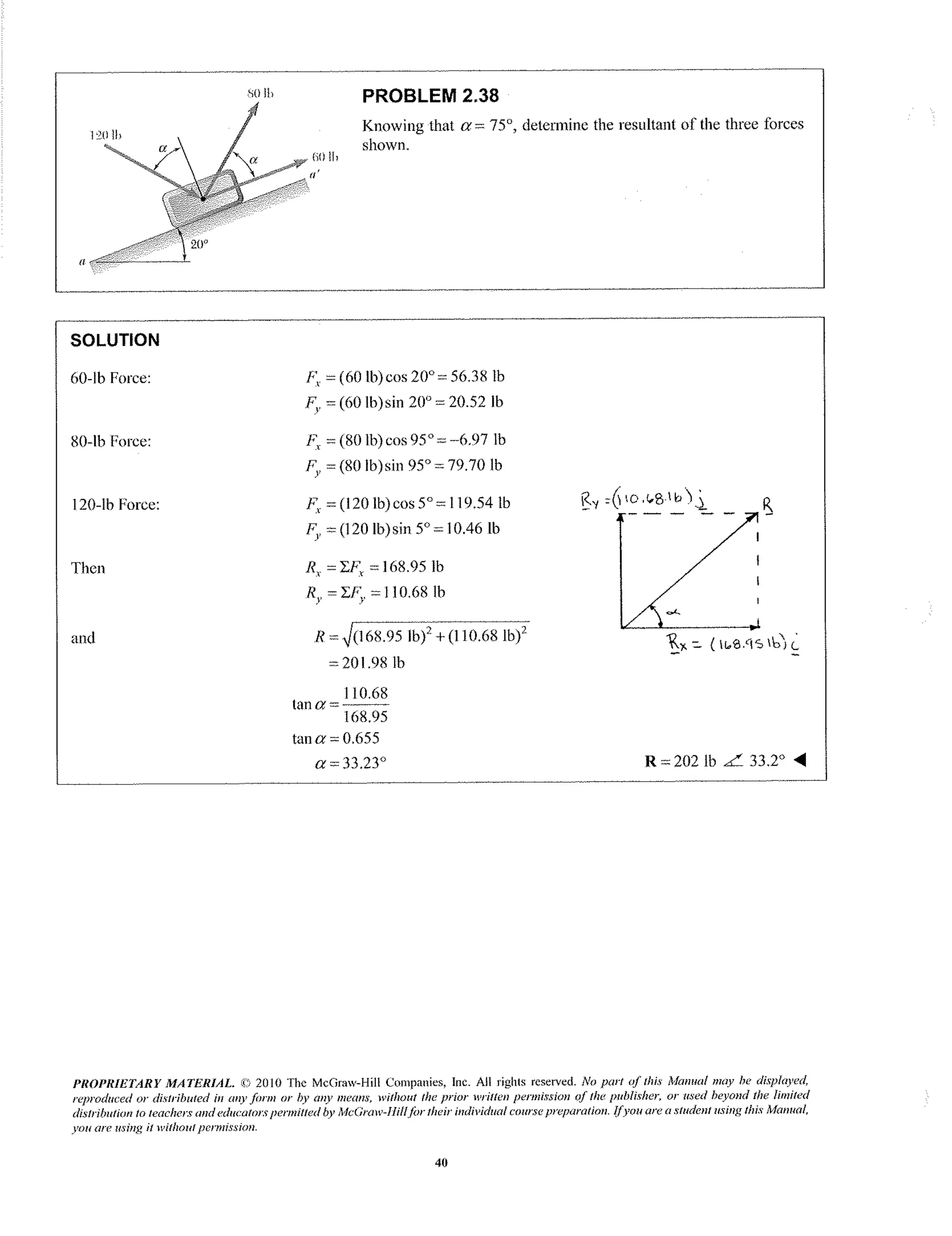 Capitulo 2 solucionario de estatica Beer 9 edicion