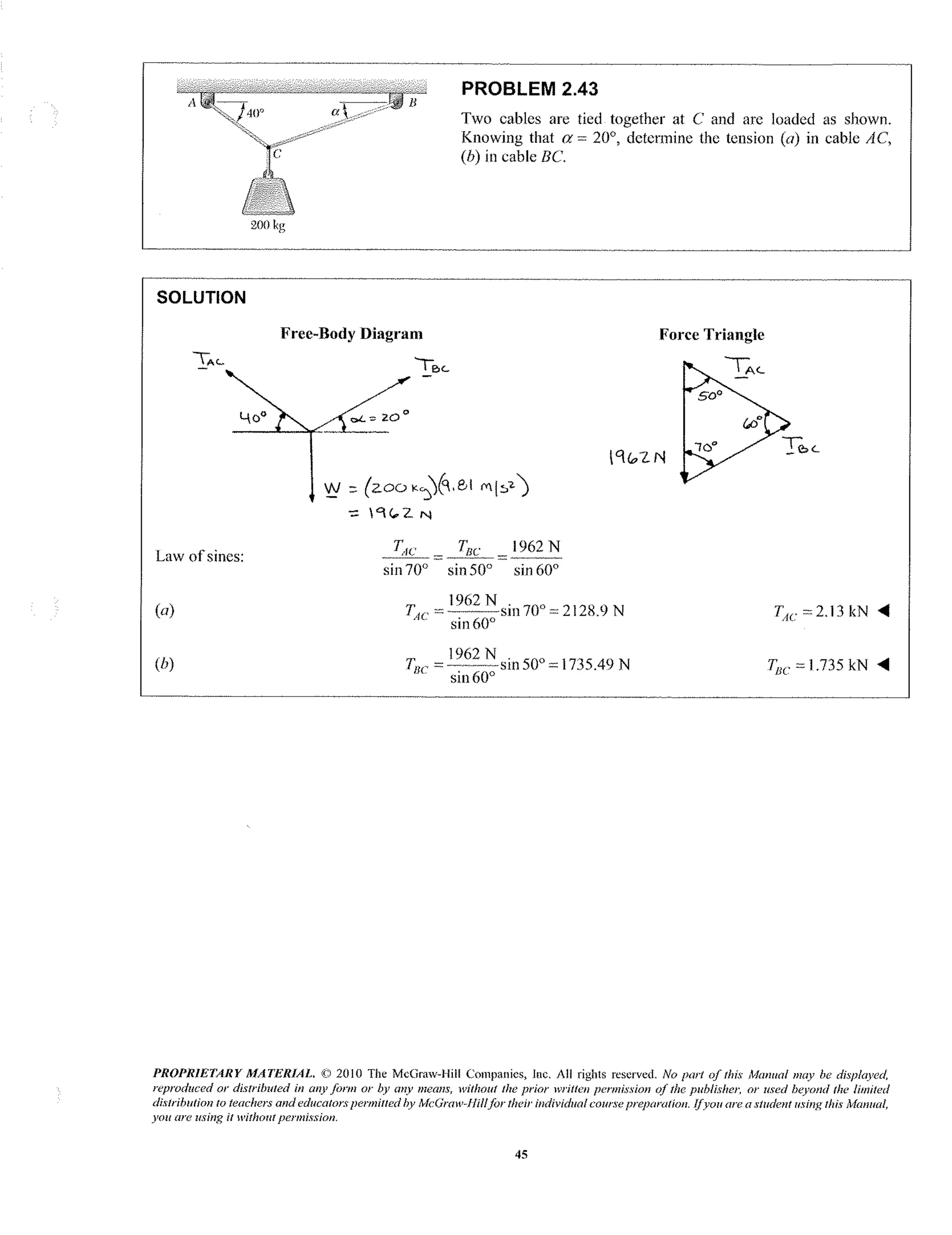 Capitulo 2 solucionario de estatica Beer 9 edicion