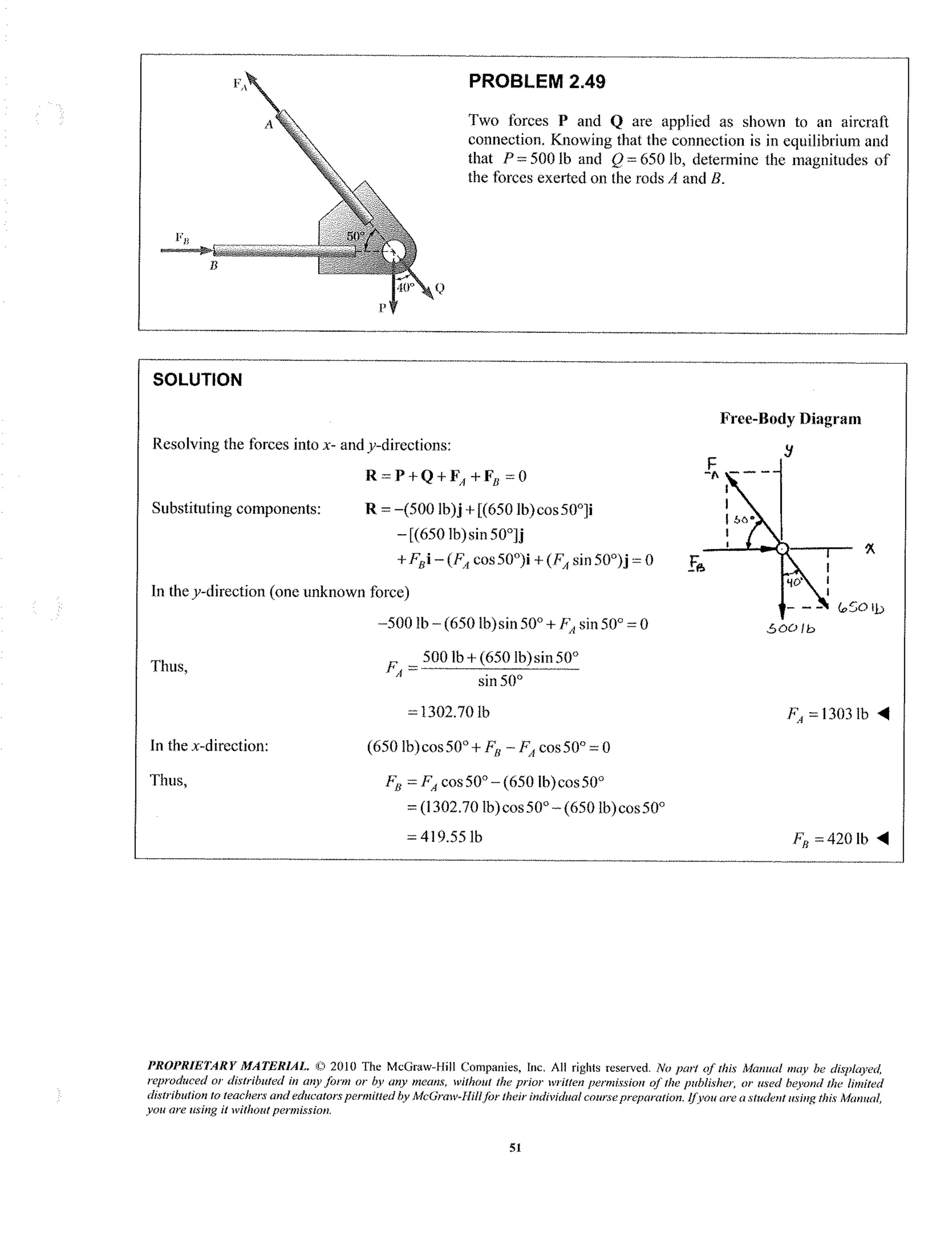 Capitulo 2 solucionario de estatica Beer 9 edicion
