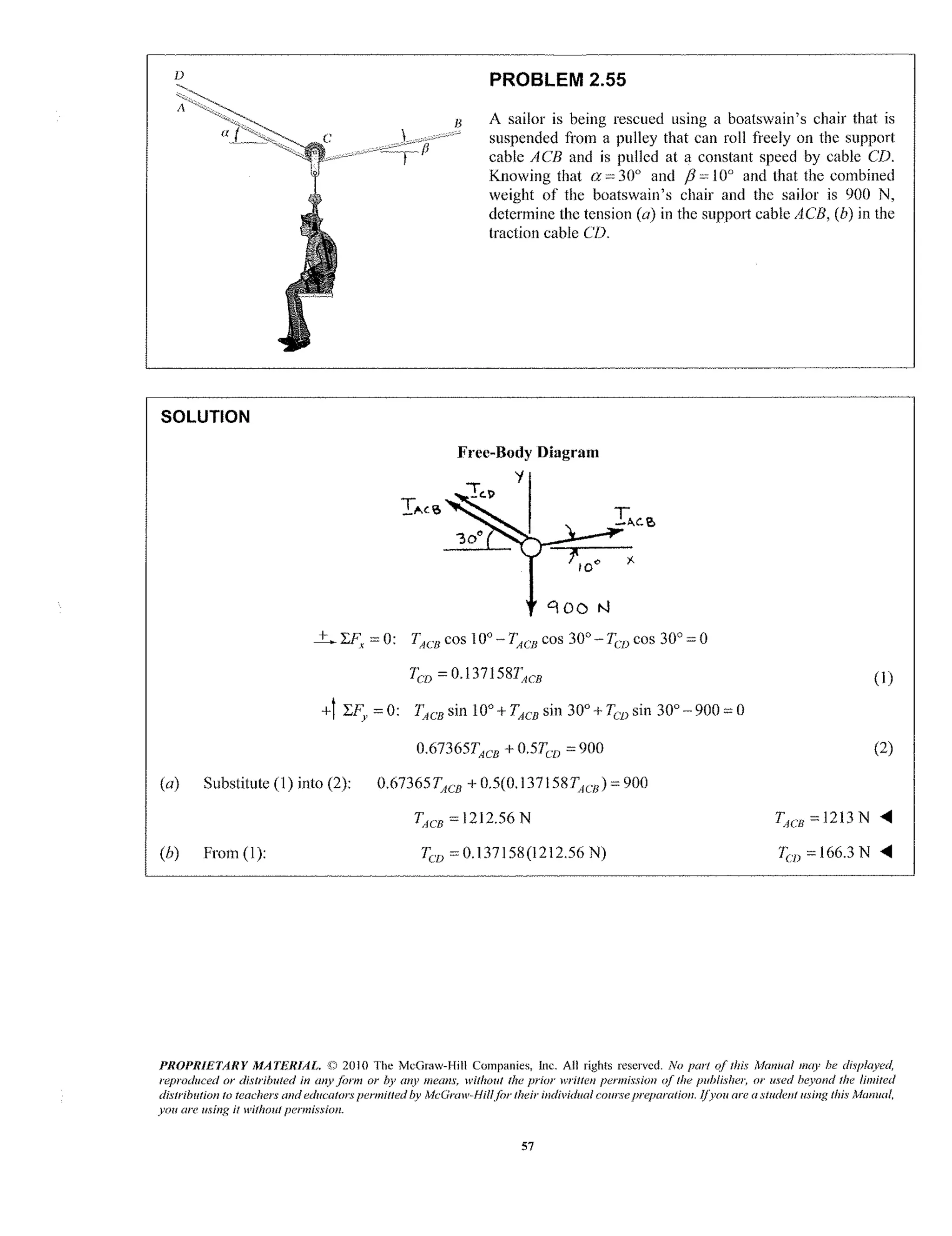 Capitulo 2 solucionario de estatica Beer 9 edicion