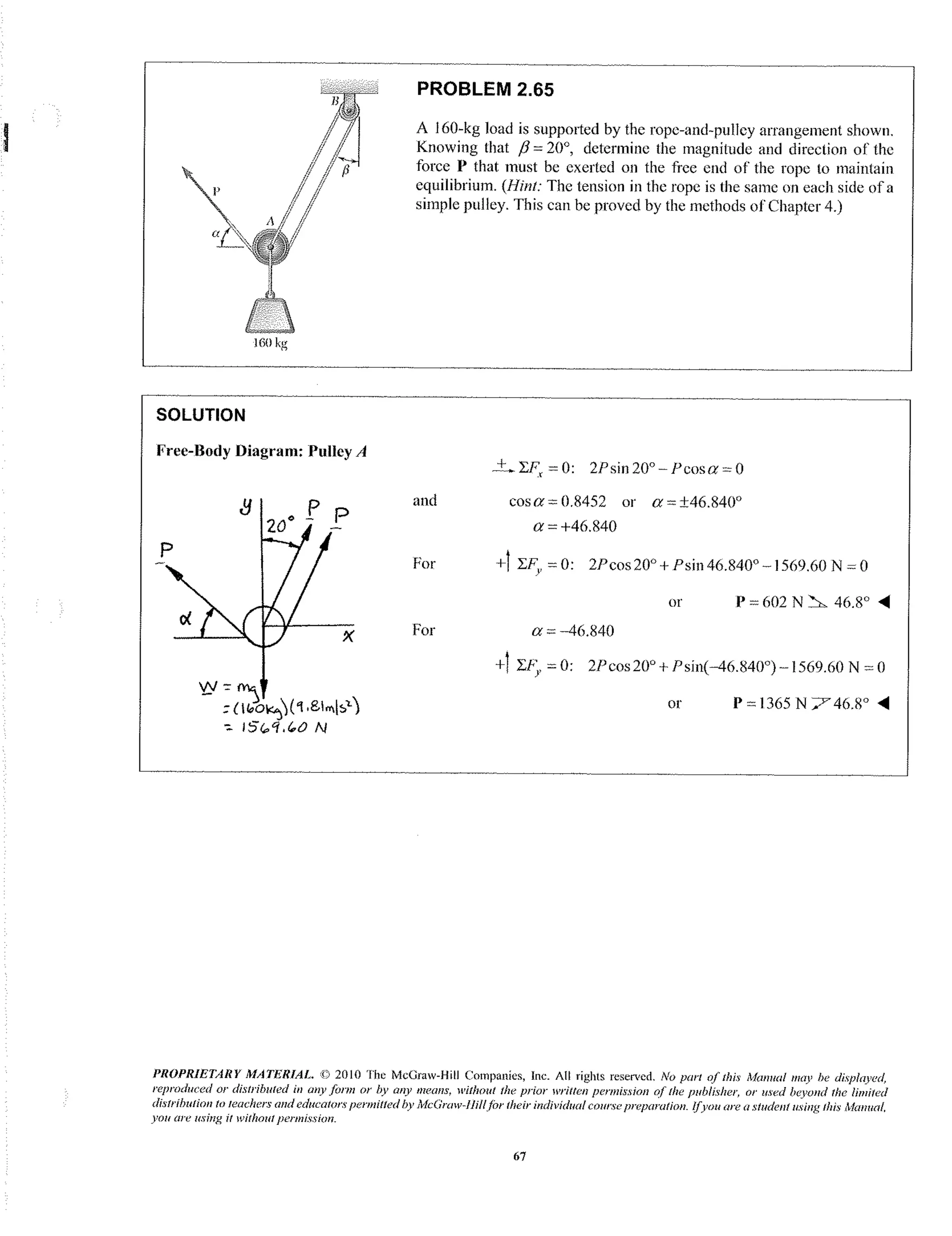 Capitulo 2 solucionario de estatica Beer 9 edicion