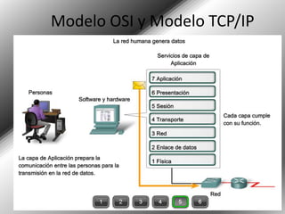Modelo OSI y Modelo TCP/IP