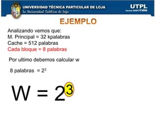 Si hay n bloques en un conjunto, la caché se diceasociativa por conjuntos de n vias (n-asociativa).