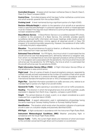 Cap413 radiotelephony manual | PDF