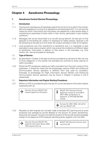 Cap413 radiotelephony manual | PDF