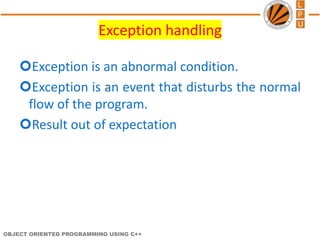 CAP444Unit6ExceptionHandling.pptx