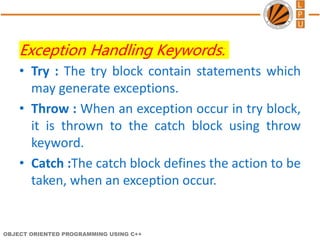 CAP444Unit6ExceptionHandling.pptx