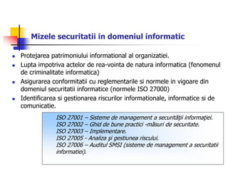 Securitate Informatica Cap4 securitatea si | PPSX