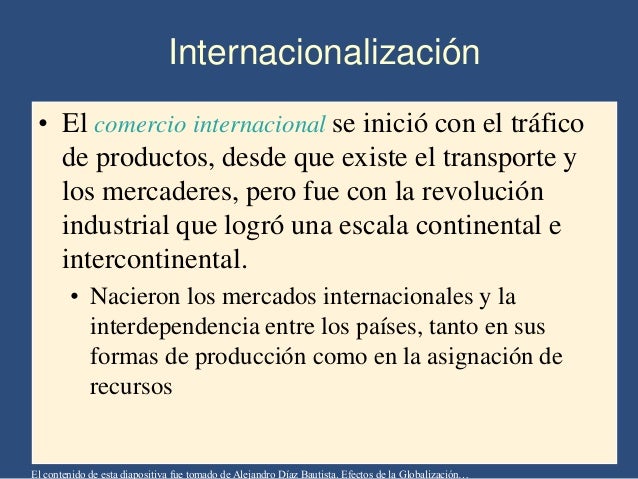 Internacionalización de la economía