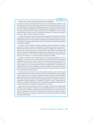 Cap6 Tecnologia Exp Emprego