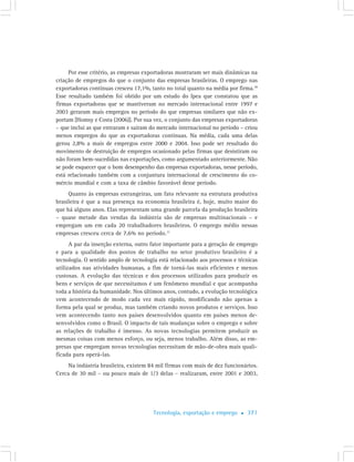 Cap6 Tecnologia Exp Emprego