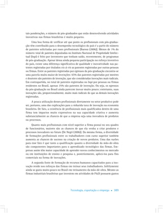 Cap6 Tecnologia Exp Emprego