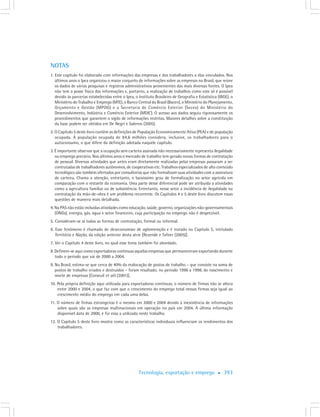 Cap6 Tecnologia Exp Emprego